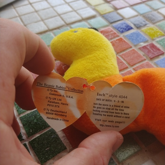 Rare TY beanie BABY INCH must have retired - Picture 2 of 3
